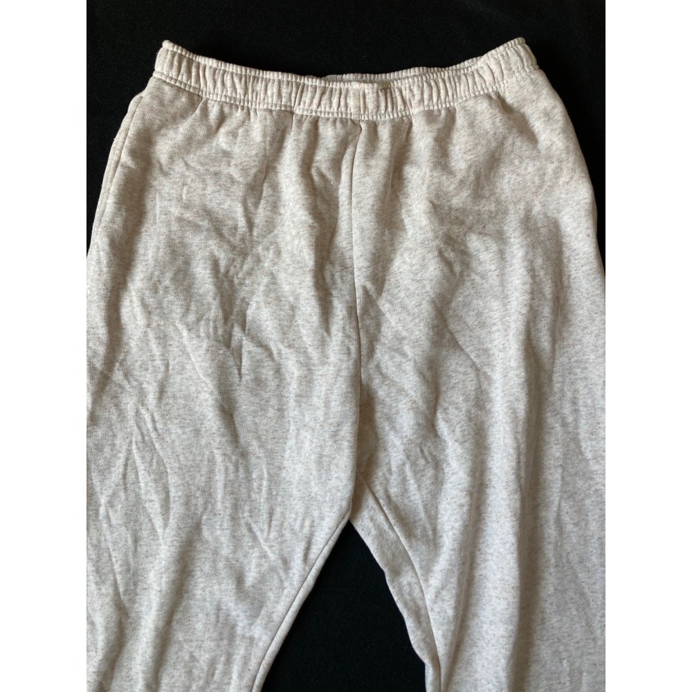 Victoria's Secret PINK Oatmeal Heather Speckled Jogger Sweatpants Large NWT